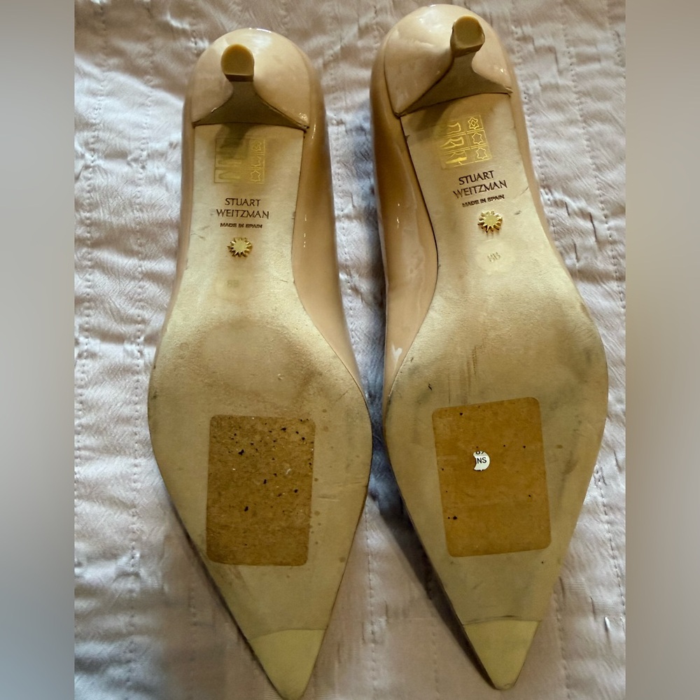 STUART WEITZMAN Stuart Power 50MM Patent Leather Pumps size 8 - Picture 7 of 14